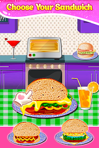 Sandwich Maker Game-Kids Lunch