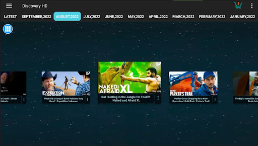 Screenshot of Discovery HD (Unofficial)