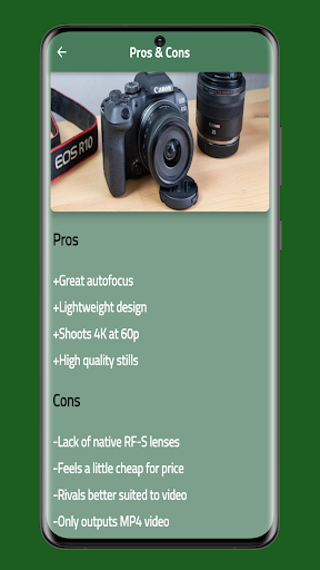 Canon EOS R10 Guide Screen 3