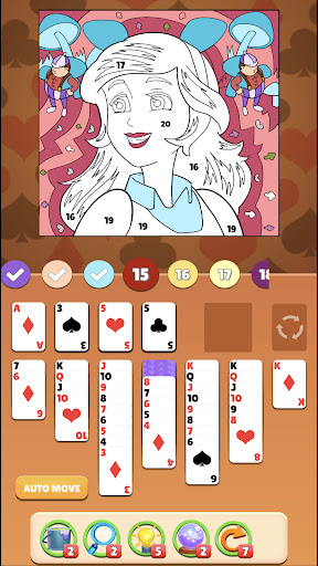 Solitaire Coloring Wonderland screenshot 7