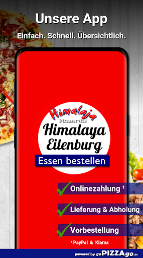 Android application Himalaya Pizzaservice Eilenbur screenshort