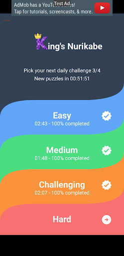 Android application King's Nurikabe screenshort