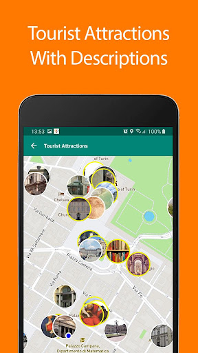 Android application Turin Offline Map and Travel G screenshort