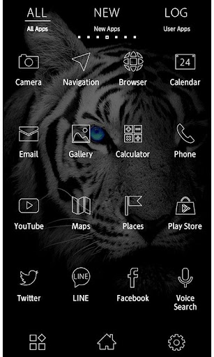 Theme -Blue Eye of the Tiger- Screen 2