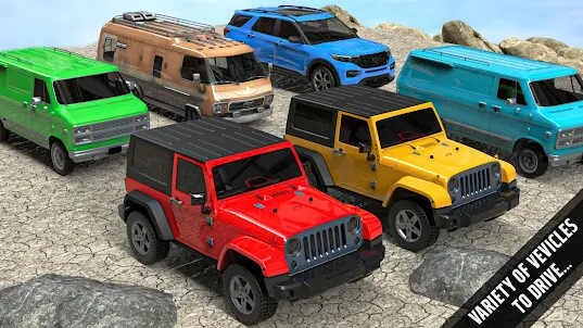 Camper Van Driving Jeep Games