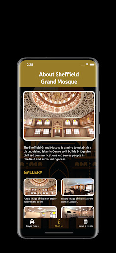 Mosque Prayer App Screen 2