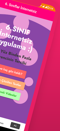 6. Sınıf Tüm Ders İnternetsiz Screen 2