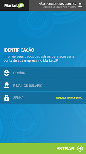 Android application MarketUP PDV screenshort