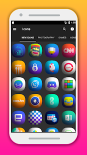 Erom - Captura de pantalla del paquete de iconos