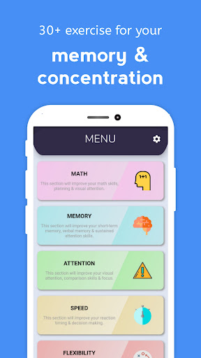 Android application Speed Brain Pro - Brain Games screenshort