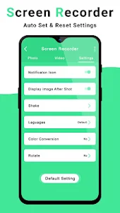 U : Screen Recorder : Capture Screenshot