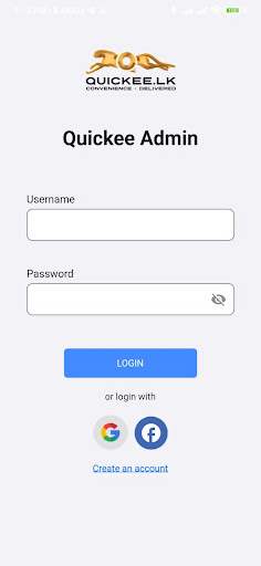 Android application Quickee Seller World screenshort