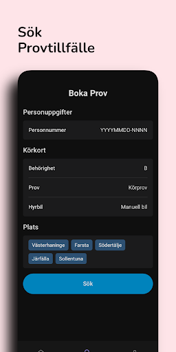 Boka Förarprov Screen 3