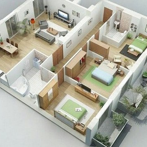 Кокшетау проектов домов планировка квартиру комната 3D House Design - Додатки в Google Play