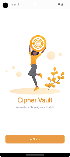 Android application Cipher Vault screenshort