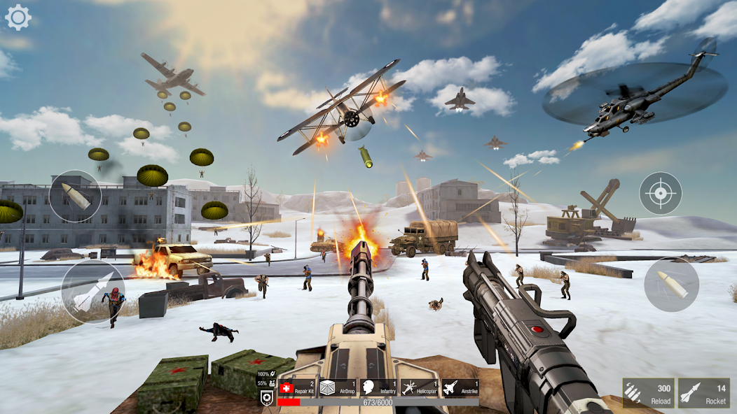 World War: Army Battle FPS 3D banner