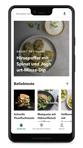 Android application Gesund essen screenshort