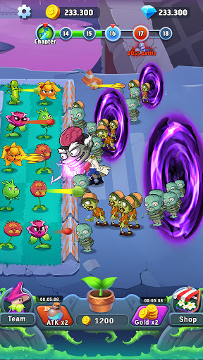 Plant Empires - Zombie War, Merge Defense Monster screenshots 10