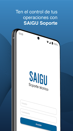 Android application SAIGU Soporte screenshort