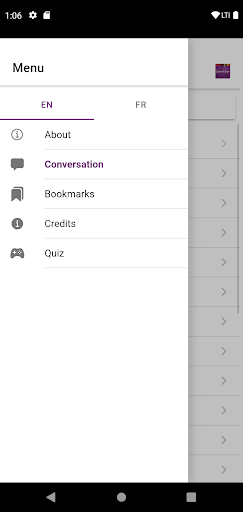 Android application Algonquin Conversation screenshort