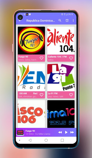 Android application RadioNet screenshort