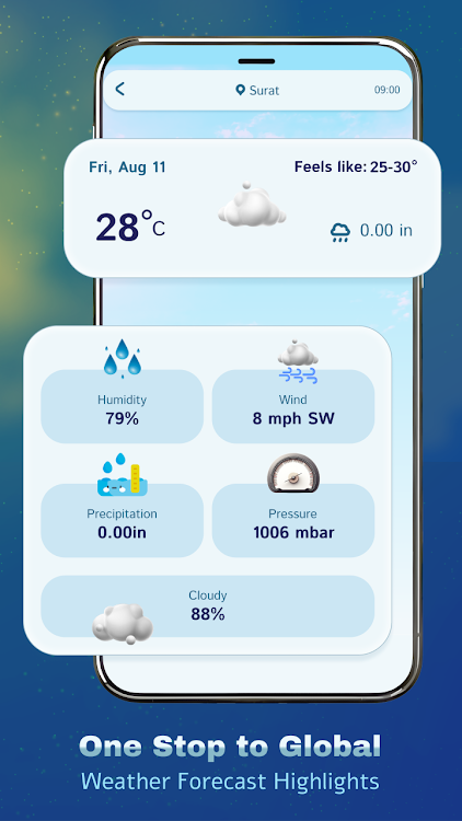 Daily Weather : Live Forecast - 3.0 - (Android)