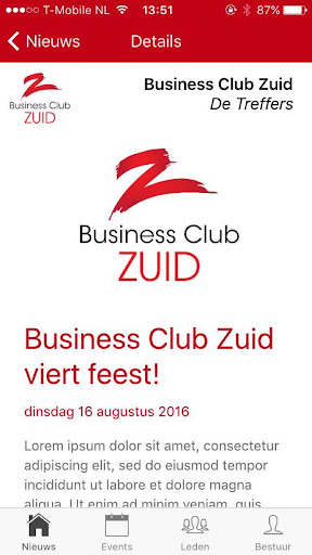 Business Club Zuid