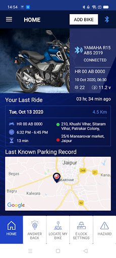Yamaha Motorcycle Connect X Screen 2