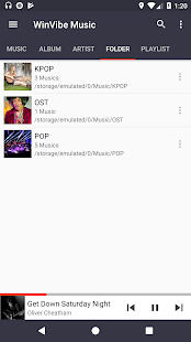 WinVibe Music Player (MP3 Audio Player) Screenshot