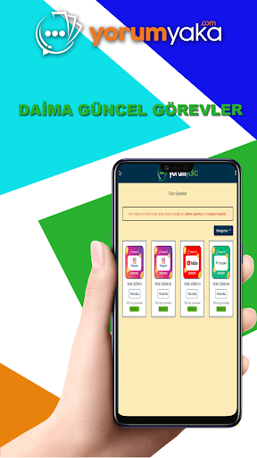 Android application Yorum Yaka screenshort