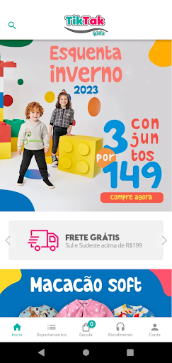 Android application Tiktak Kids screenshort