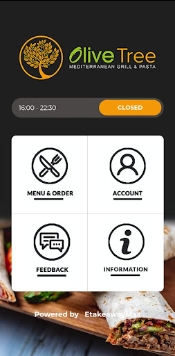 Android application Olive Tree Grill screenshort