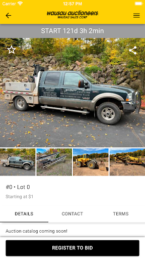 Wausau Auctioneers Screen 2