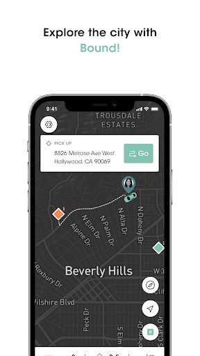 Android application Bound - Driver screenshort