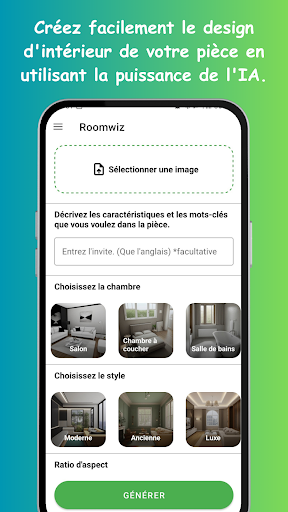 Aperçu de l'application