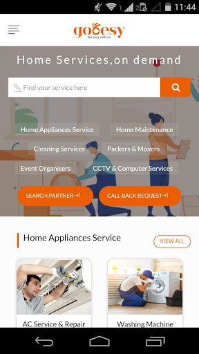 Android application Gooesy screenshort