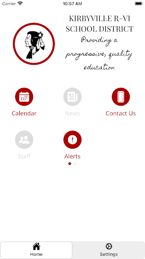 Android application Kirbyville R-VI SD App screenshort