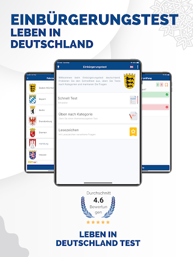 Screenshot of Einbürgerungstest - 2024