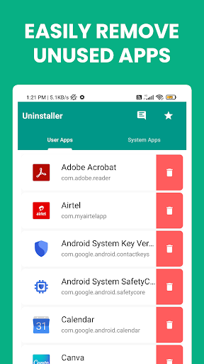 Uninstall App