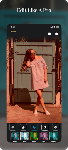 Android application Neon: Photo Editor Pro Pics screenshort