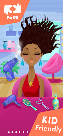 Game screenshot 女の子のヘアサロン-子供向けヘアスタイリングゲーム apk download