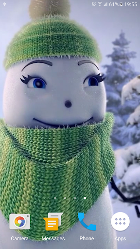 Snowmen Live Wallpaper