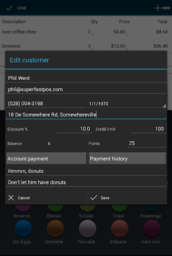 SuperFastPoS Point of Sale POS Screen 3