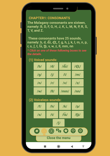 Android application Zoto: Malagasy Pronunciation screenshort