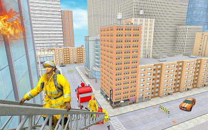 911 Rescue Fire Truck 3D Sim