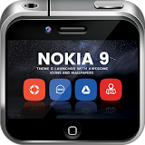 Theme for Nokia 9 Launcher | Live Wallpaper icon