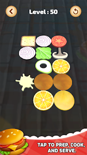 Serve Burger Puzzle Food Game
