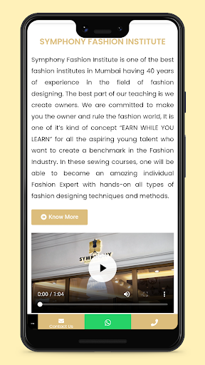 Symphony Fashion Institute Screen 3