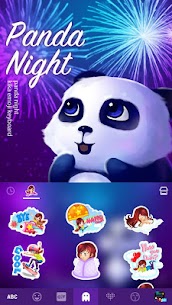 Panda Night Keyboard Theme For PC installation