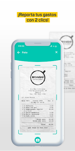 Tickelia 2.0 - Notas de gastos Screen 3
